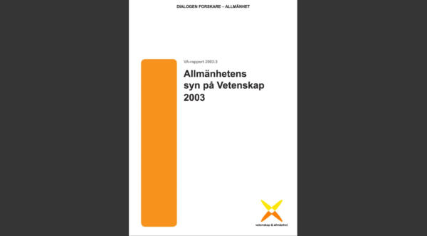 allmanhetens syn vetenskap 2003