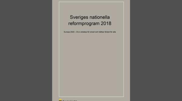 sveriges nationella reformprogram 2018 1 2