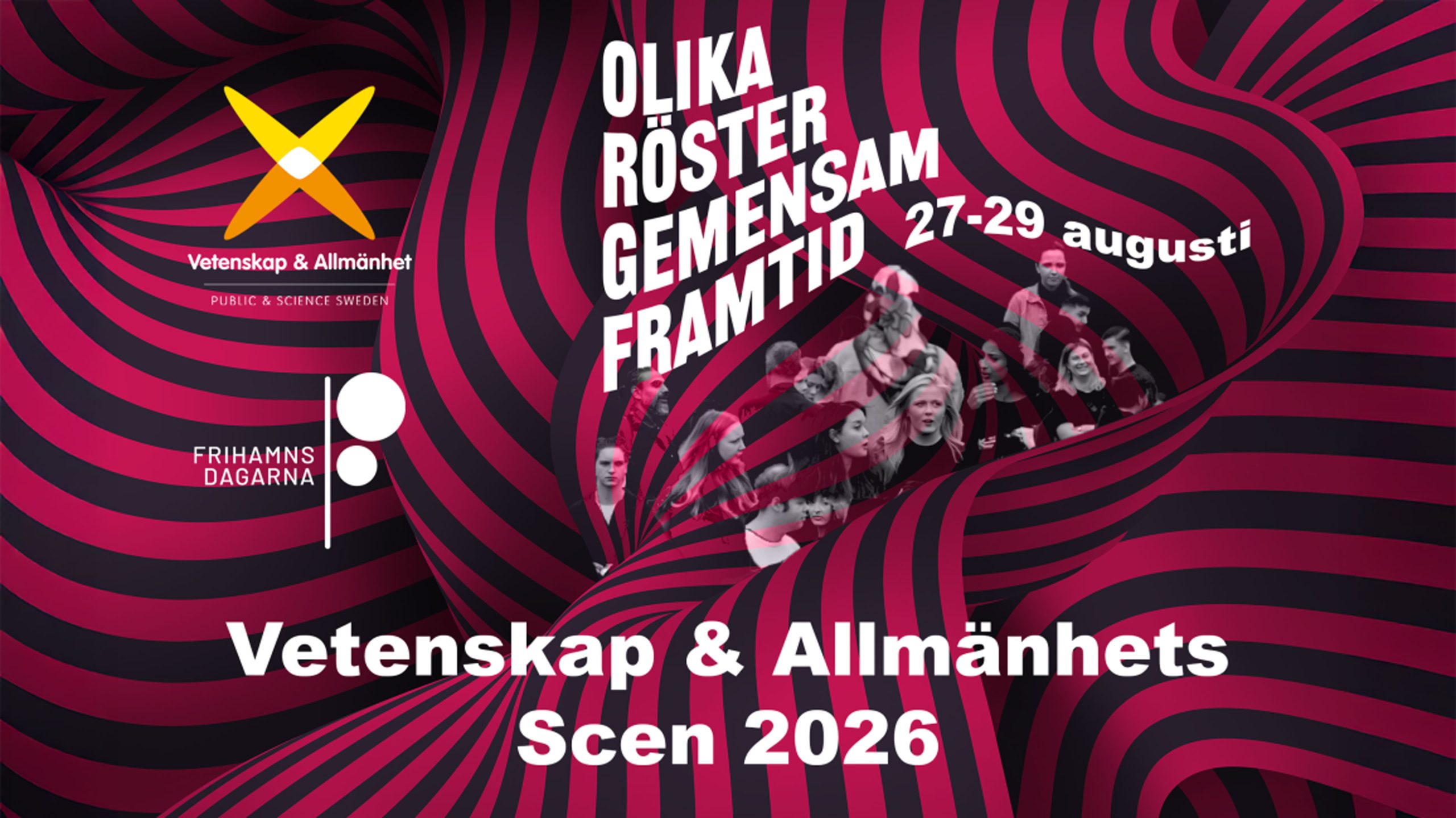 Röster höjs för en gemensam framtid under Frihamnsdagarna – var med på Vetenskap & Allmänhets scen!