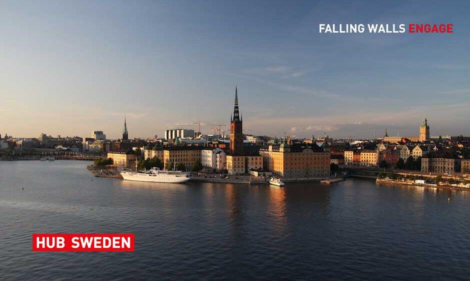 Vy över Stockholms stadshus - projektbild för Falling Walls Engage Hub Sweden