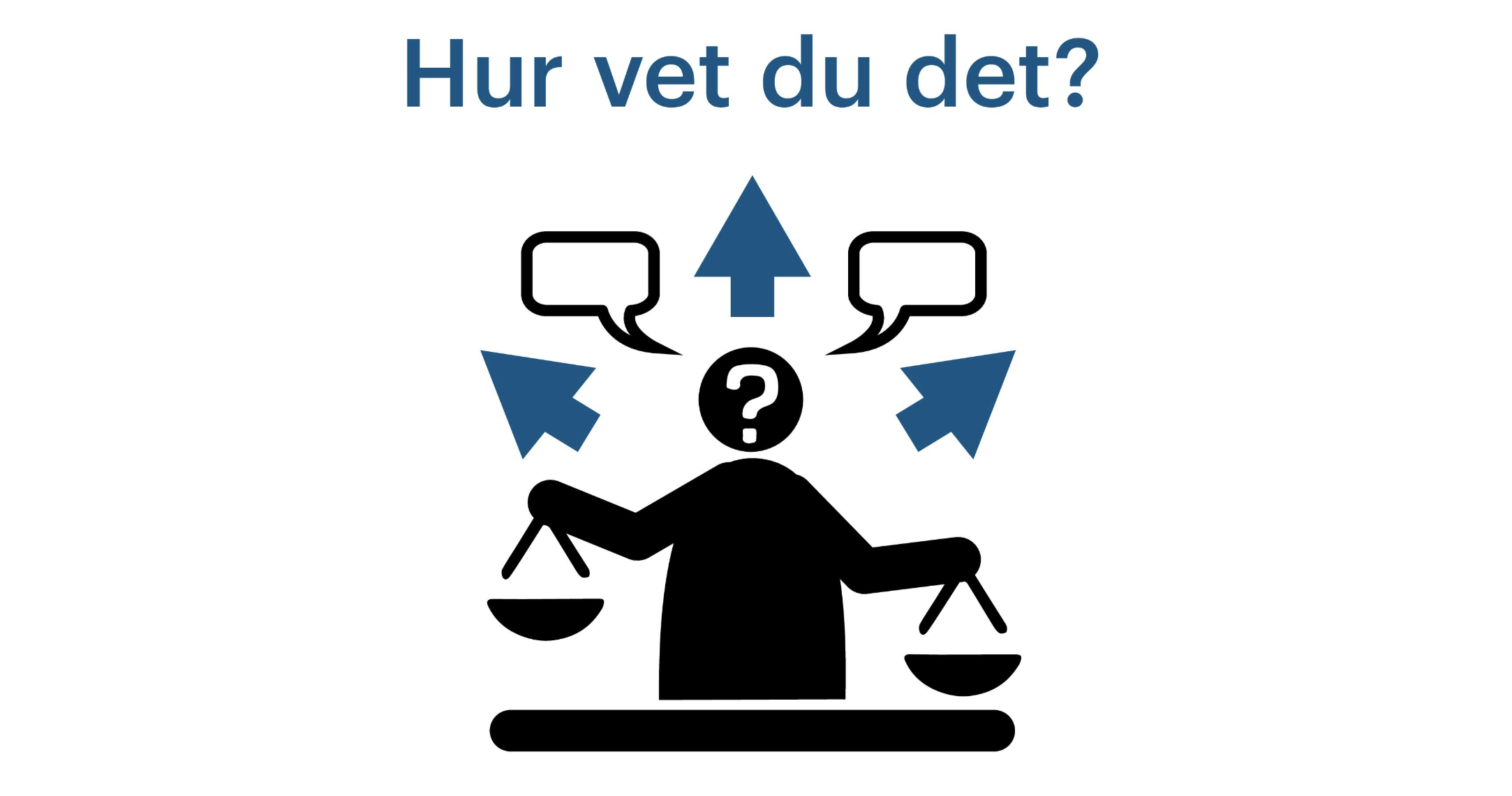 Hur vet du det?